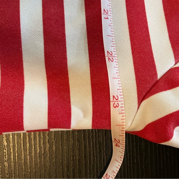 Red and white striped top - Picture 4 of 6